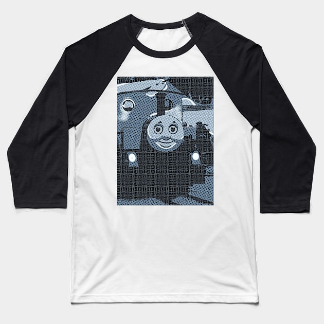 The Grey Tank Engine Baseball T-Shirt by Andyt